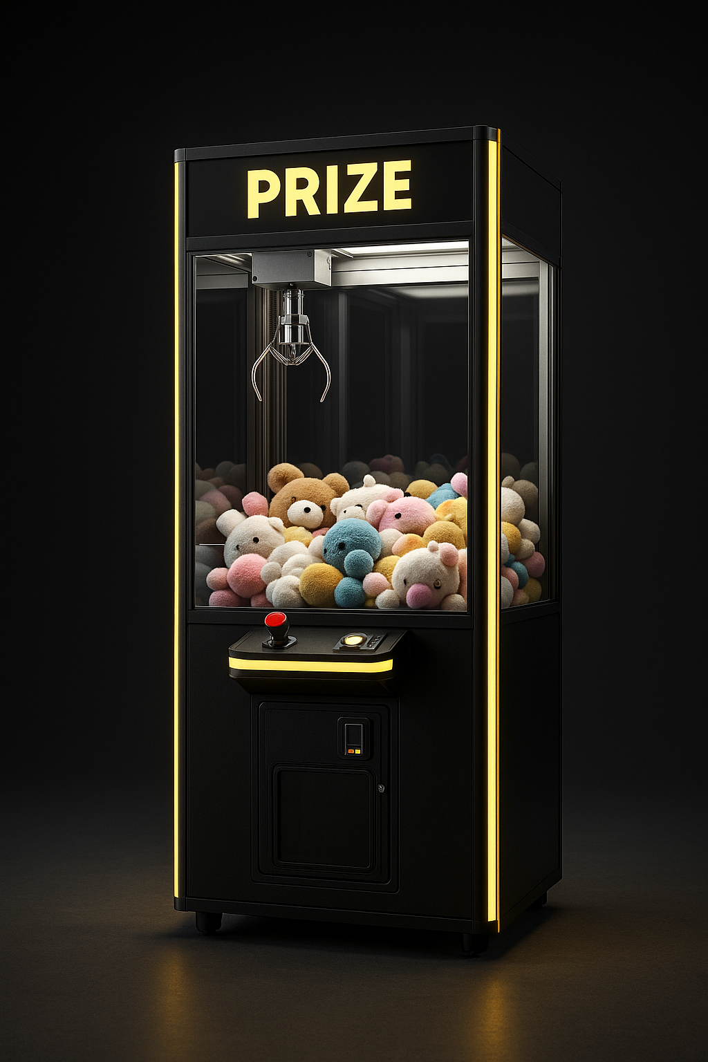 Moderner Greifautomat in einer Arcadehalle